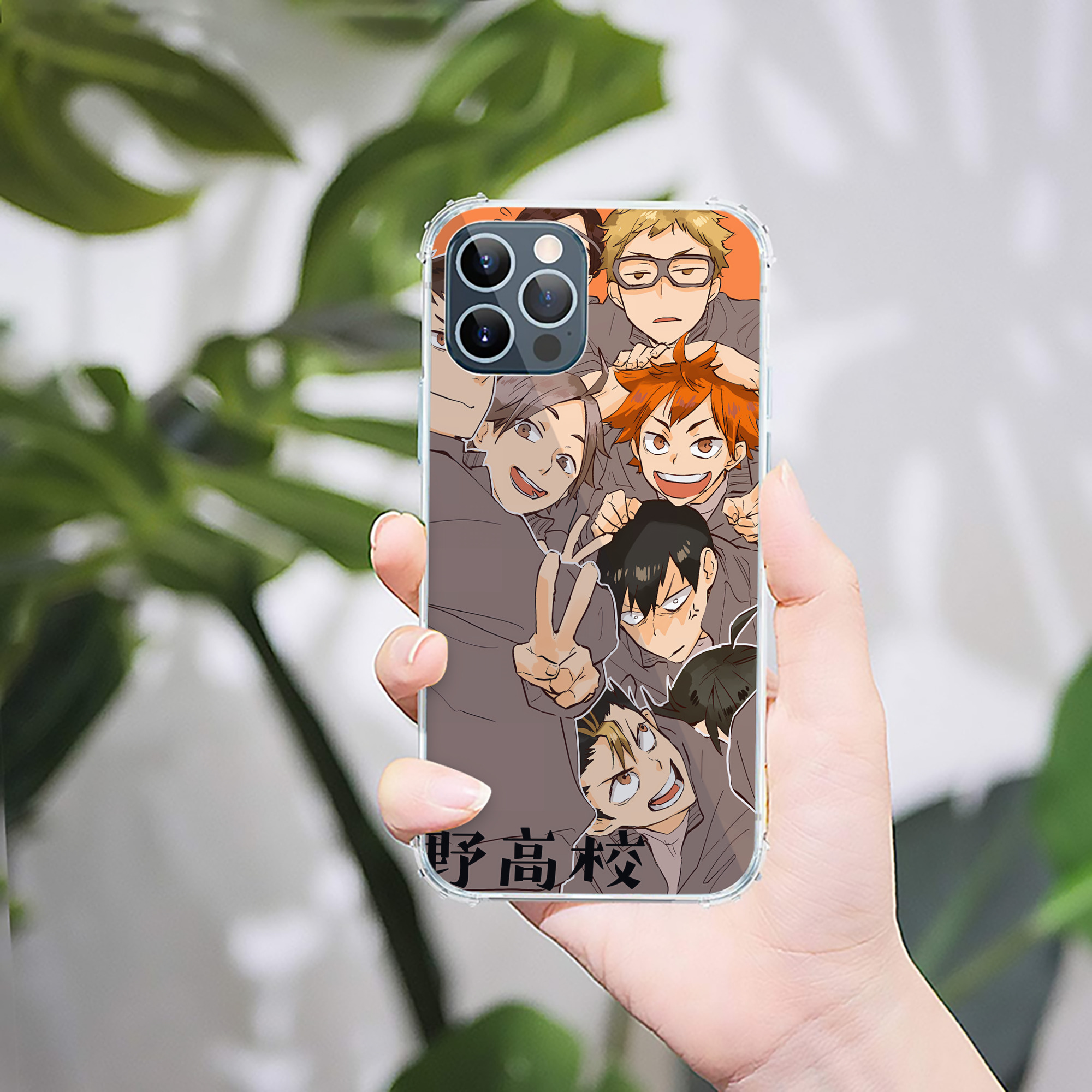 （画像用） ハイキュー!! Haikyu!! 【iPhone 12シリーズ対応】透明スマホケース（クリアソフトケース）